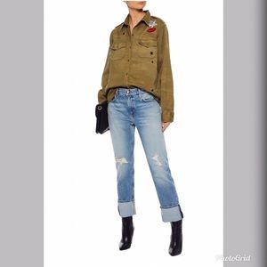 CURRENT/ELLIOTT  Camouflage The Perfect Shirt